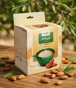 شیر بادام با شکر 10 گرمی