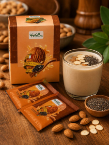 شیر بادام دانه چیا 10گرمی